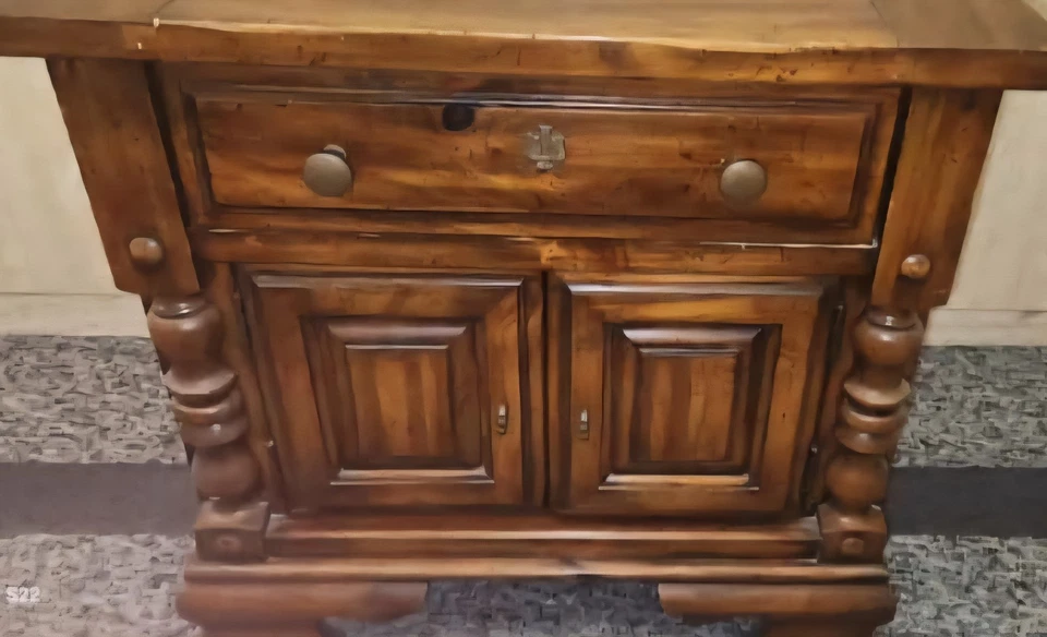 Cómoda American of Martinsville de nogal macizo 28x18x27 Foto 2 de 4