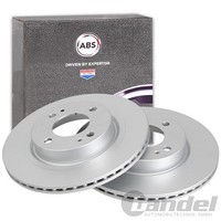 2X A.B.S. Bremsscheiben 251Mm Vorne Passend FüR Mitsubishi Attrage Space