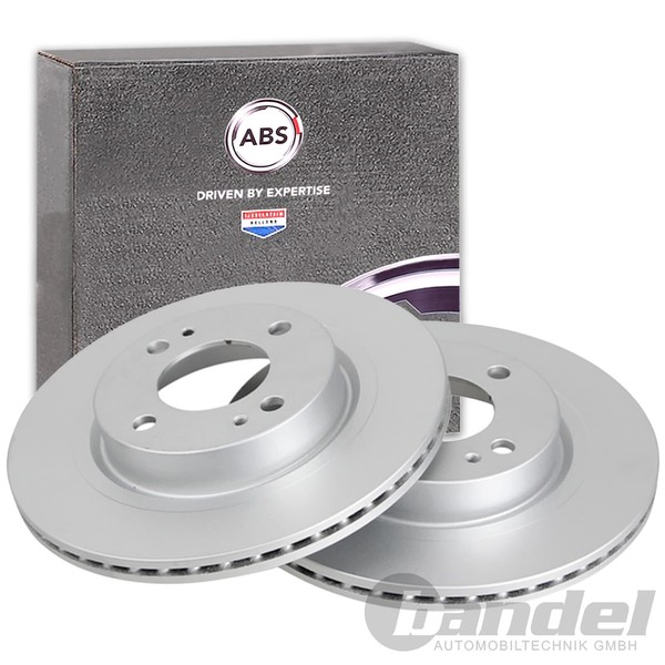 2X A.B.S. Bremsscheiben 251Mm Vorne Passend FüR Mitsubishi Attrage Space-image