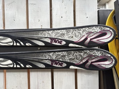 K2 Inspire Luv 149cm Skis Retired Wall Mounted Fundraiser