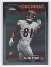 #240 2024 Topps Chrome BASE Jermaine Burton RC Bengals