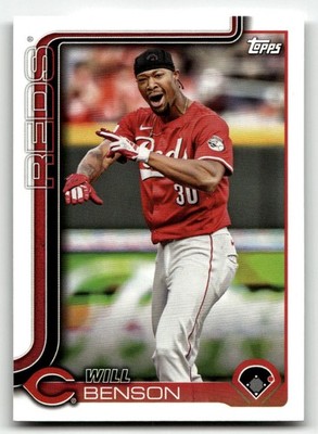 2025 Topps Cincinnati Reds #CIN-1 Will Benson Team Card