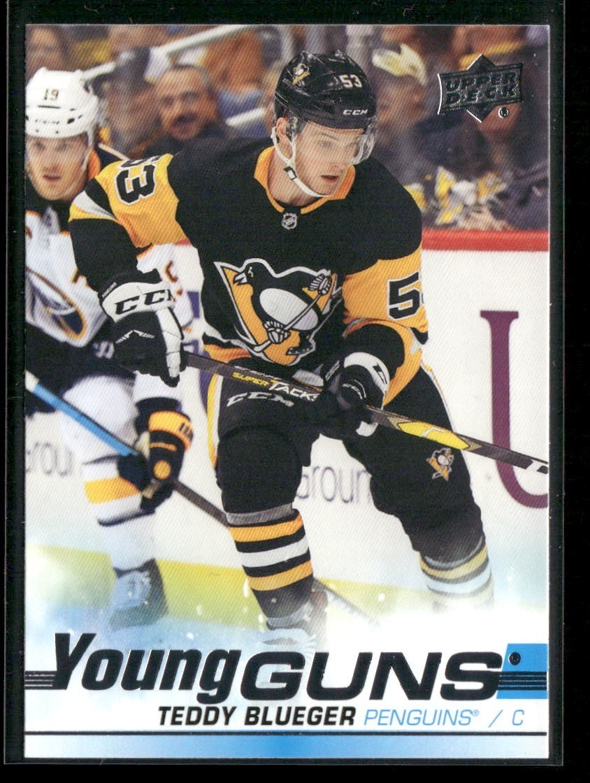 2019-20 Upper Deck - Young Guns Teddy Blueger #231 (RC)