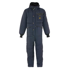 RefrigiWear Iron-Tuff Insulated Coveralls with Hood - Heavy-Duty Cold Weather