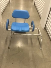 Platinum Health Carousel Sliding Shower Chair Tub Transfer Bench w/ Swivel Seat