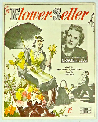 The Flower Seller von Parker Turner & Redi Klavier Gesang Noten Gracie Fields