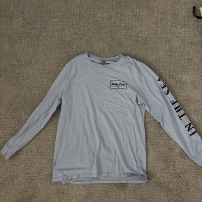 Men s Surf Chasing Tail Salty Crew Long Sleeve T-Shirt Size M Blue