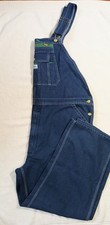 Liberty Men's Denim Overalls/Coverall Bibs Carpenter Workwear 46x30 GUC