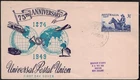AUSTRALIA, 10th OCTOBER 1949,  3½d UPU SG 232, ILLUSTRATED FIRST DAY COVER