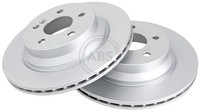 2X Bremsscheibe Beschichtet A.B.S. 17399 FüR W211 CLS GLK Mercedes VF211 W212