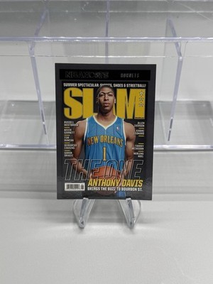 Anthony Davis 2020-21 Panini NBA Hoops Slam Magazine Cover Insert #15 Pelicans