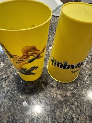 Nestlé Nesquik Yellow Advertising Cups with Mascot Food & Beverage Theme