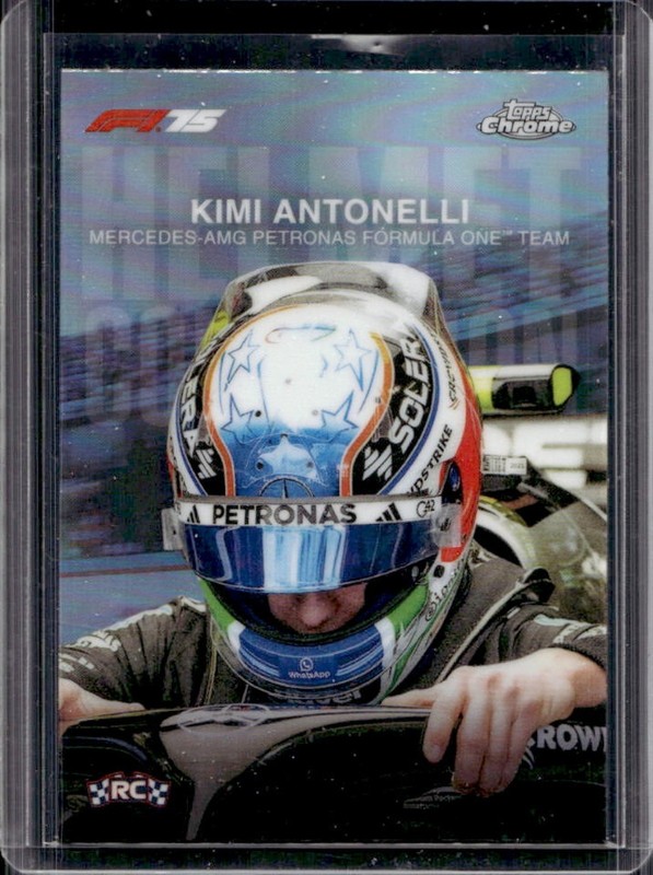 2025 Topps Chrome F1 Formula 1 Kimi Antonelli Helmet Rookie RC #HC-1