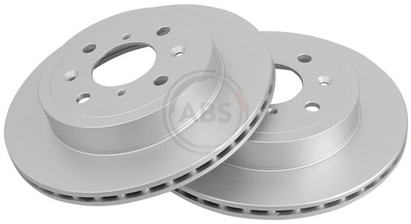 2X Bremsscheibe A.B.S. 17540 FüR Mh Wagon Suzuki Agila H00 Opel Ignis F68 12V Ma-image
