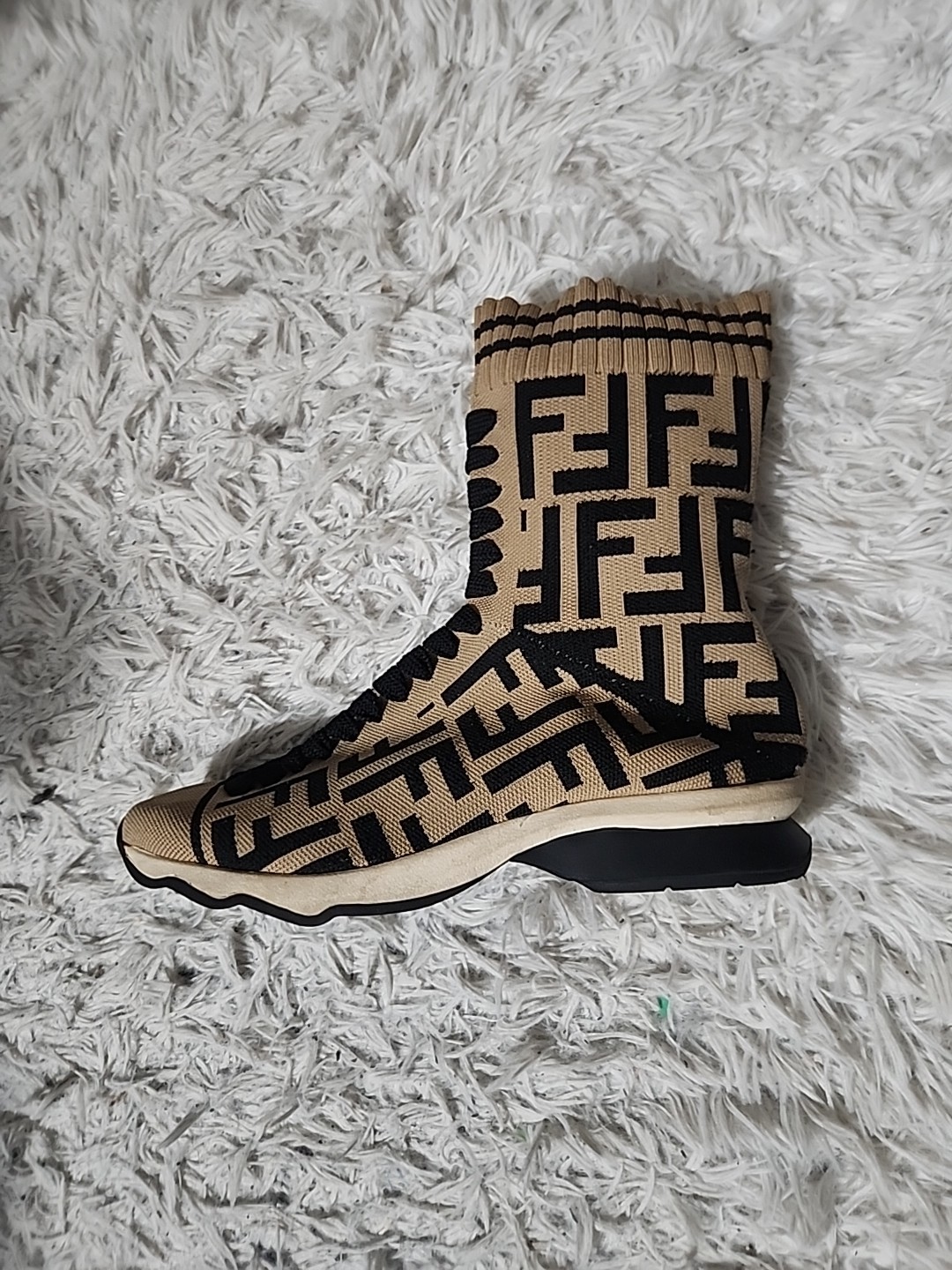 Fendi FF Operwork Runway Women Sock Sneakers thumbnail 6
