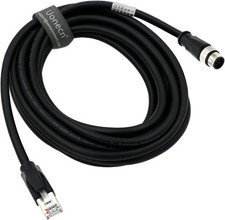 Uonecn M12 8-pinA-Code Male to RJ45 Ethernet Shielded Cable for Cognex Industria