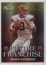 2008 Score Select Future Franchise Gold Zone 10/50 Derek Anderson #15 5n4