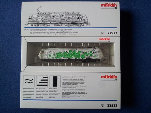 NEU Märklin DB BR 120 DIT BANK E-LOK OVP 33533 fürEinsatz DELTA+Digital geeignet | Zustand: Neu