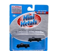 Classic Metal Works Mini Metals 2 Trucks 54 Ford F350 Pickup Raven Black 1160 Classic Metal Works Mini Metals 2 Trucks 54 Ford F350 Pickup Raven Black 1160