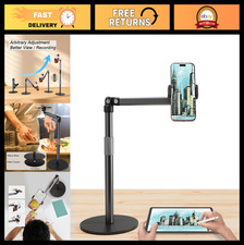 Adjustable Overhead Phone Stand with Flexible Arm for Video, Painting  Meetings