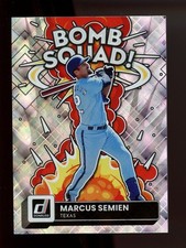 2022 Donruss Bomb Squad Diamond Marcus Semien #BS-4 Texas Rangers