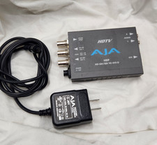 AJA HDP HD-SDI to DVI-D Audio Converter Used w/ AC Adapter