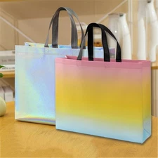 Laminated Non-Woven Tote Bag Waterproof Stain Resistant Shopping Bag