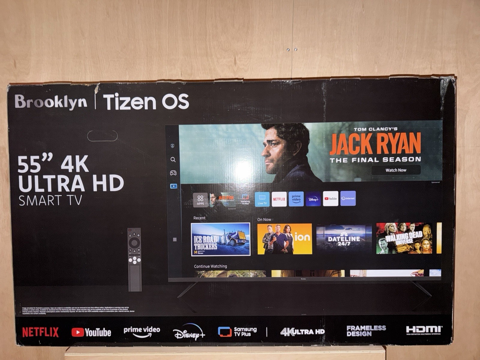 Brooklyn, Tizen OS 55” 4K ULTRA HD Smart TV Totally Brand New Sealed Box