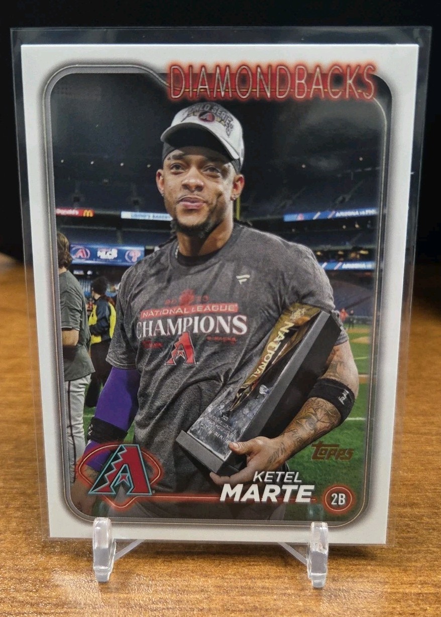 2024 Topps Series 2 - Ketel Marte #597 Golden Mirror Image Variation