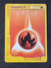Fire Energy 161/165 Expedition Base Set Regular Pokemon Card E Reader