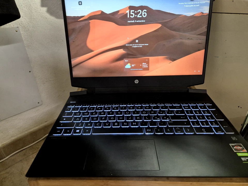 HP Pavilion Gamin 15, Ryzen 7 (terza Gen), GTX 1660Ti, 16GB, 1T HardDisk, 256SSD - Immagine 3 di 4