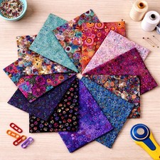 Timeless Treasures Calico Cat Pre-Cut Fat Quarter Bundle Cotton Fabric