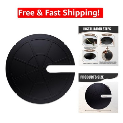18-Inch Waterproof Steel Sump Pump Cover - Prevent Tripping, Enhance Safety