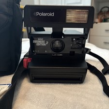Polaroid 600 Business Edition 2 Instant Film Camera Original Carrying Case Strap