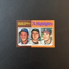 1975 Topps Baseball #7 Nolan Ryan Highlights EX Card