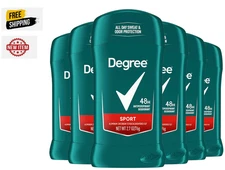 Degree Men Original Protection Antiperspirant Deodorant, Sport, 2.7 Oz Pack of 6