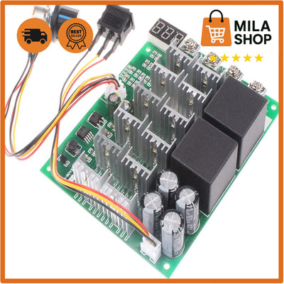 PWM Motordrehzahlregler 60A DC 10-55V Digital 3 Gang Vorwärts Rückwärts 100A Max