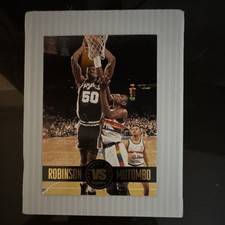 SkyBox 1993-94 Premium Robinson Mutombo Showdown Series #SS6 Basketball Card