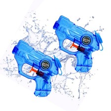 Mini Water Guns for Kids, 2 Pack Small Squirt Guns Water Blaster Pool Toys fo...