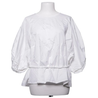 COS, Bluse, Größe: 44, Weiß, Baumwolle, Einfarbig, Damen #ZEZ