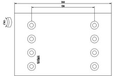 Mâchoire de frein Rover 3500