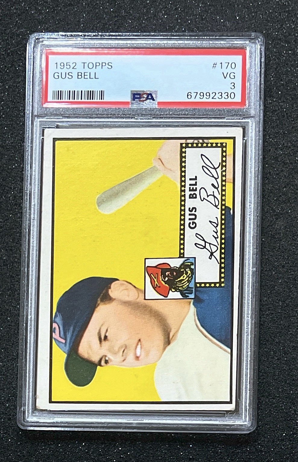 1952 Topps - #170 Gus Bell - PSA 3