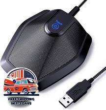 Micr fono de condensador omnidireccional para PC para videoconferencias US NUEVO