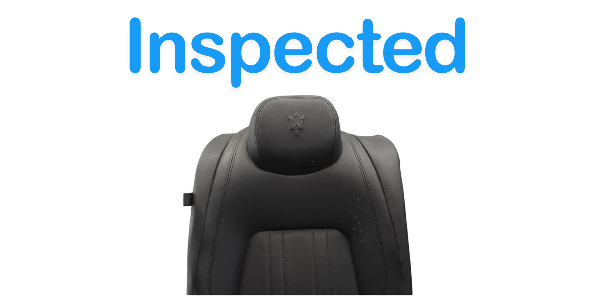 14-17 Maserati Ghibli M157 Rear Left Side Upper Seat Cushion W/ Arm Rest Oem