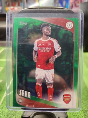 2026 BUKAYO SAKA 95/99 TOPPS UEFA CHAMPIONS LEAGUE RAINDROPS