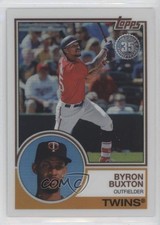 2018 Topps Silver Pack 1983 Topps Design Chrome Series 2 Byron Buxton #99 tx8