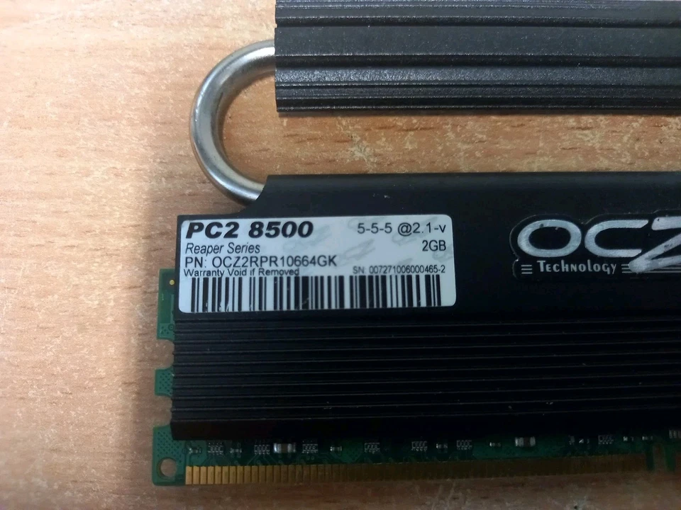 OCZ Reaper HPC Edition OCZ2RPR10664GK 2GB PC2-8500 DDR2 Desktop RAM - Unit Only - Image 3 of 4