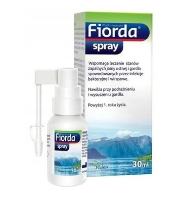 FIORDA SPRAY NA PODRAŻNIENIE I BÓL GARDŁA 30ml, Reizung und Halsschmerzen