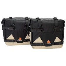 Tusk Pilot Pannier Bags Black/Tan