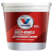Valvoline Vv616 High Temperature Grease, 4 Lb, Tub, Red